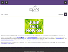 Tablet Screenshot of equineessentialsdirect.co.uk